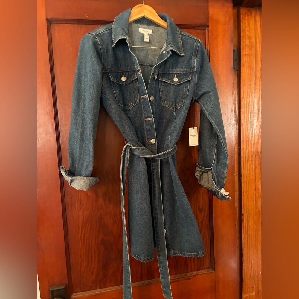 Forever 21 Blue Denim Dress